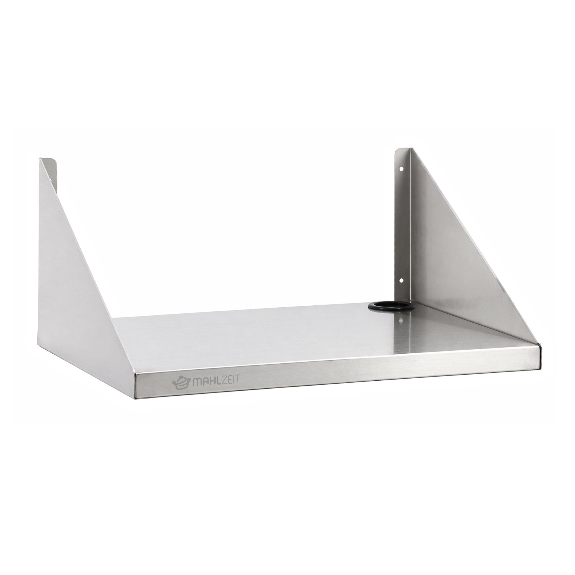 Hängeregal für Mikrowelle, Edelstahl, mit Kabeldurchführung