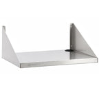 Hängeregal für Mikrowelle, Edelstahl, mit Kabeldurchführung
