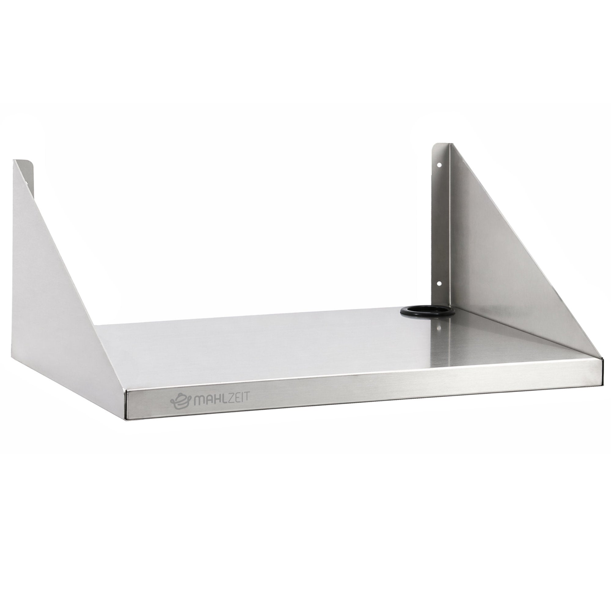 Hängeregal für Mikrowelle, Edelstahl, mit Kabeldurchführung