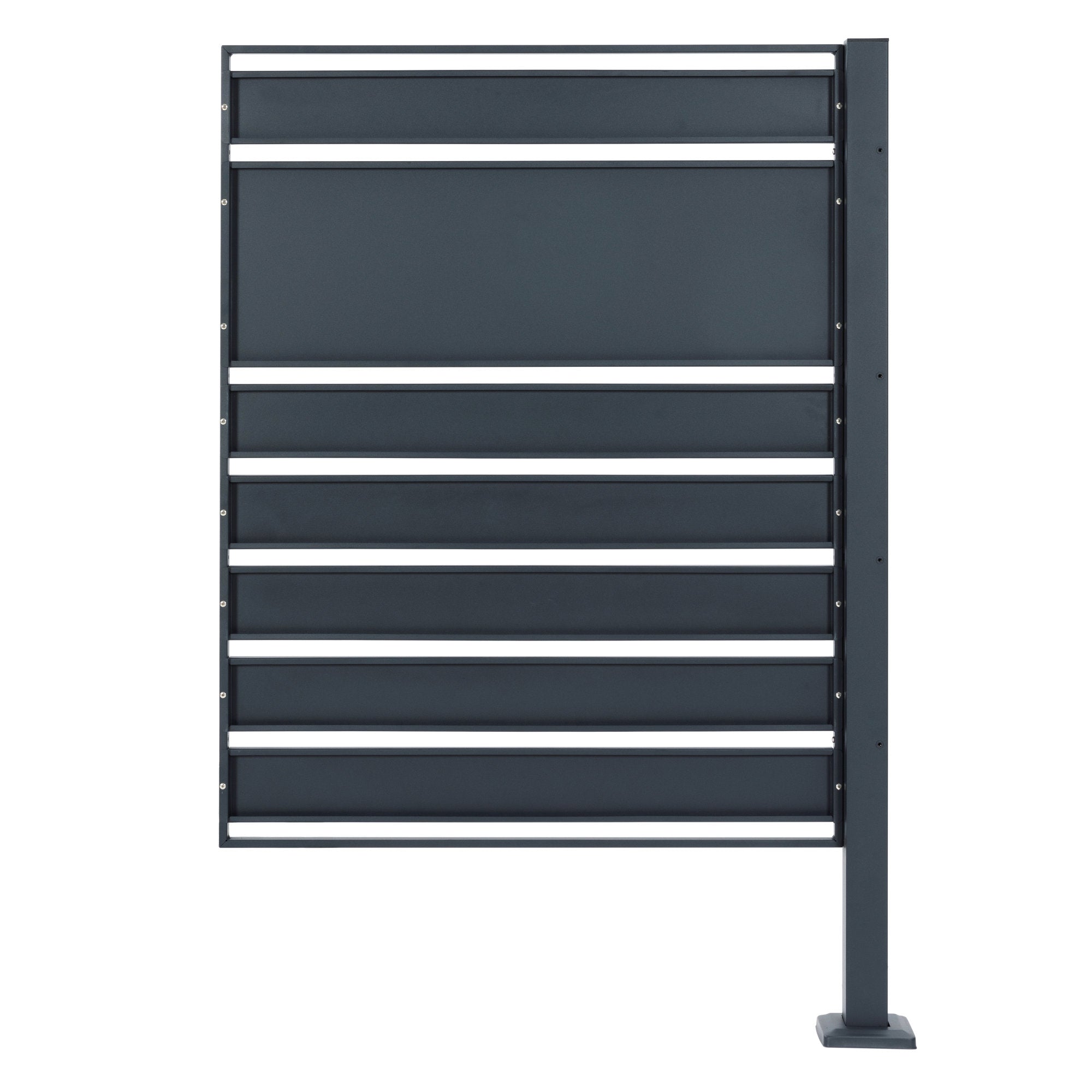 Bin cladding, anthracite RAL7016, wood look
