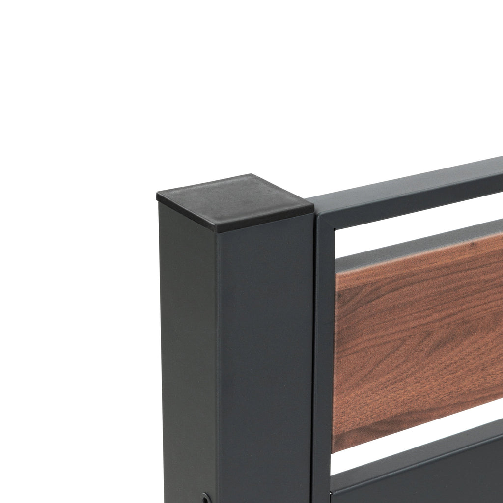 Bin cladding, anthracite RAL7016, wood look