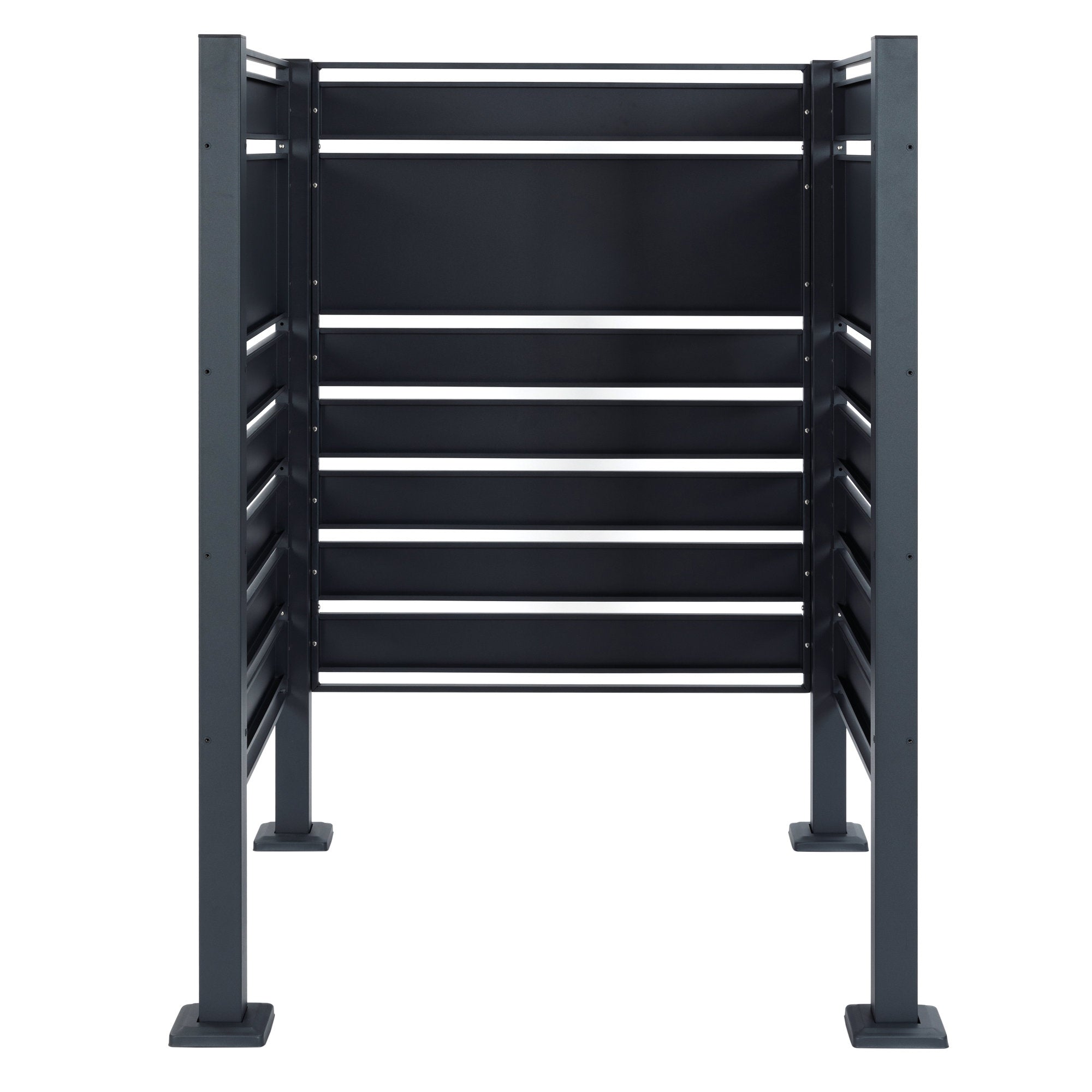Bin cladding, anthracite RAL7016, wood look