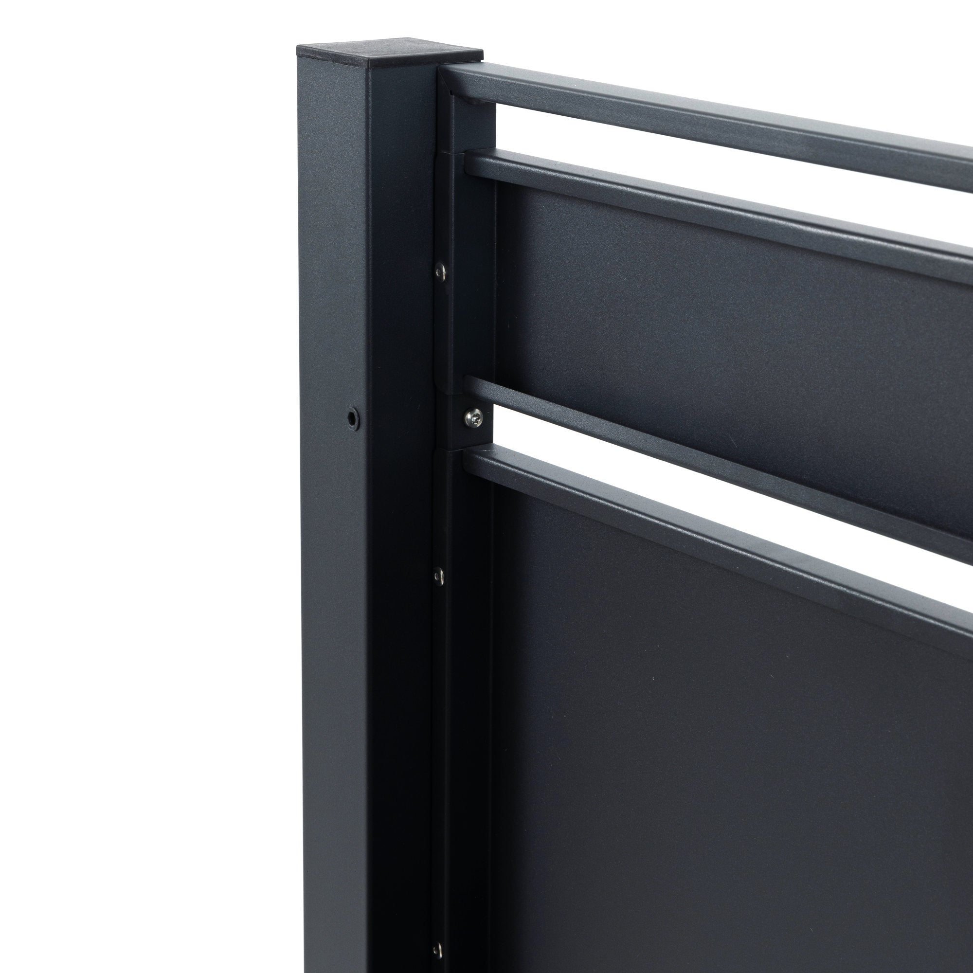 Bin cladding, anthracite RAL7016, wood look
