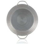 Paella pan, Ø 35 cm, stainless steel, for 6 people, with handles