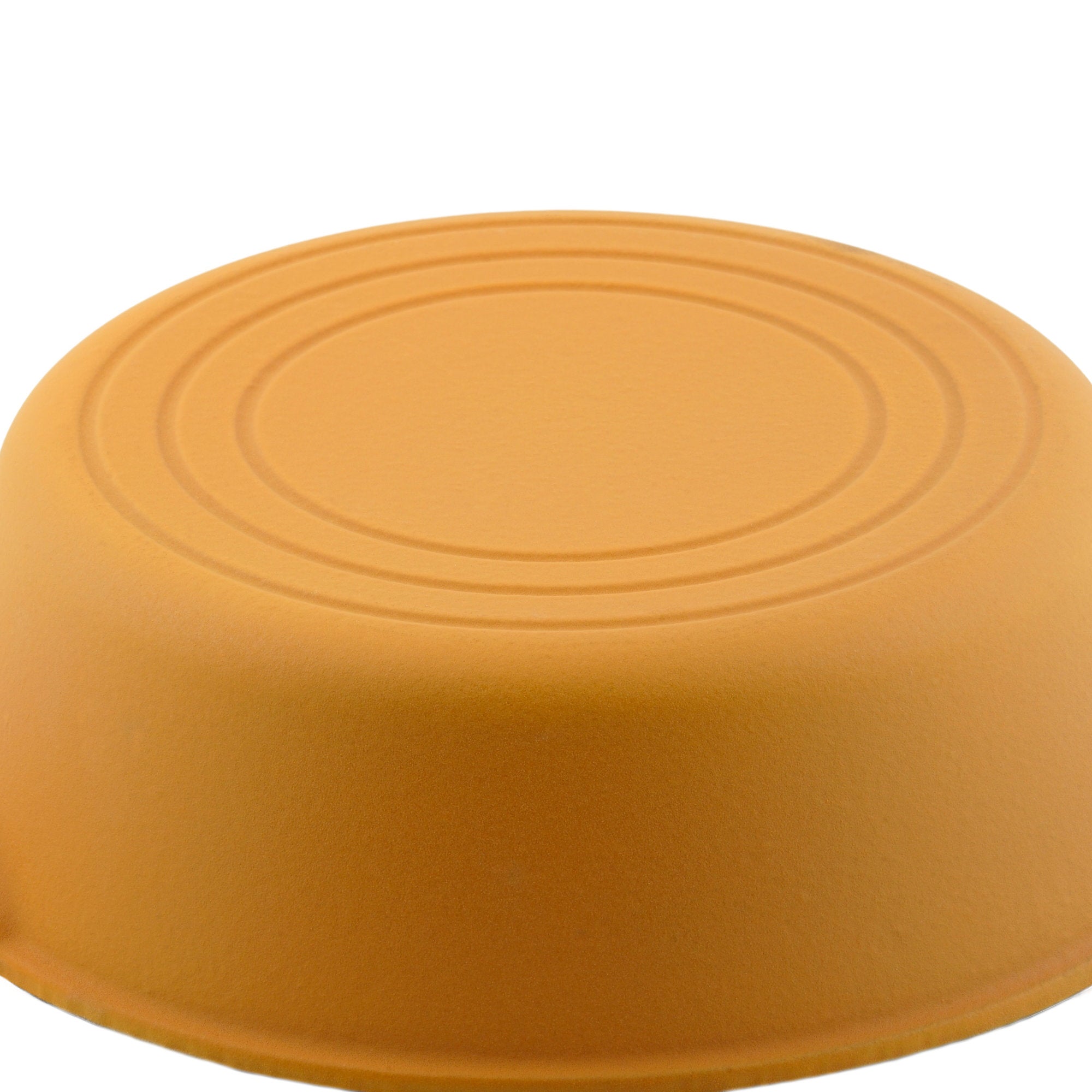 Casserole dish, 4.4 liters, orange, cast iron, enamelled