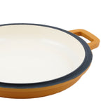 Cocotte, 4,4 litres, orange, en fonte émaillée