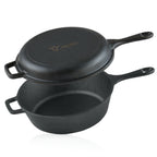 Cocotte en fonte, 5 litres, avec couvercle