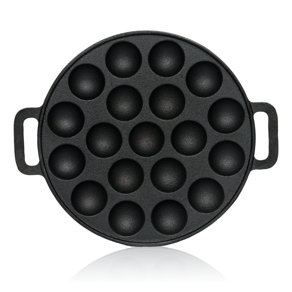 Poffertjes pan, Ø 24 cm, for 19 mini pancakes