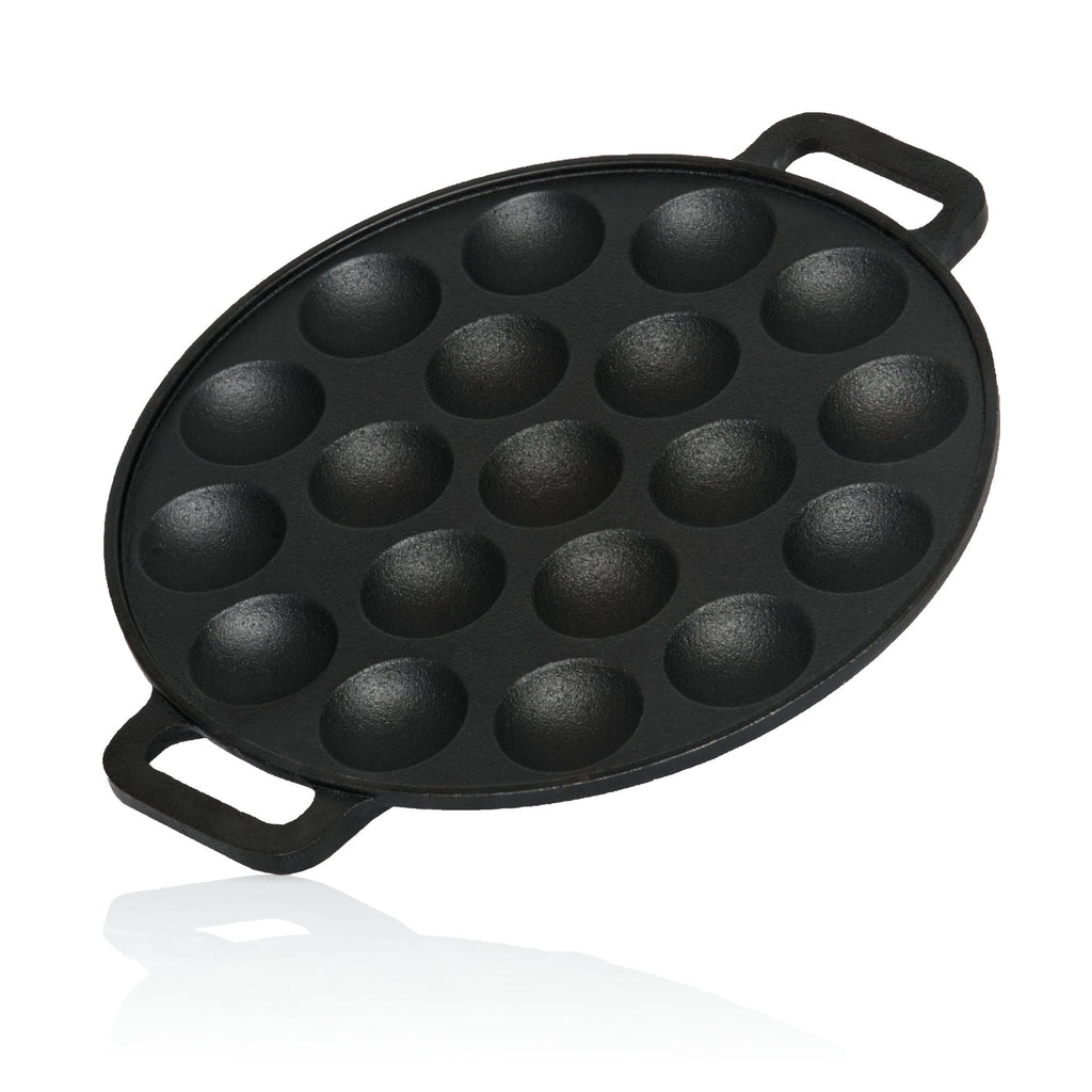 Poffertjes pan, Ø 24 cm, for 19 mini pancakes