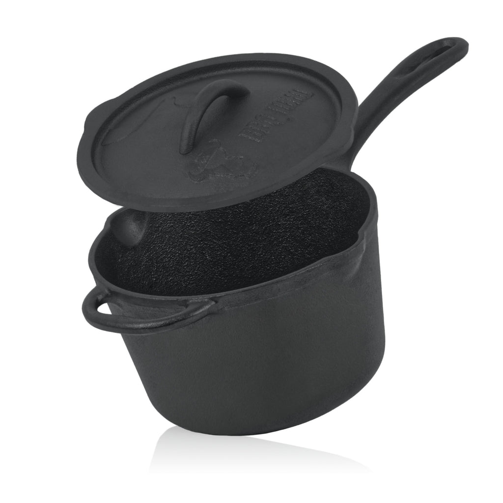 Casserole en fonte, 2 litres, avec couvercle