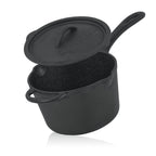 Casserole en fonte, 2 litres, avec couvercle