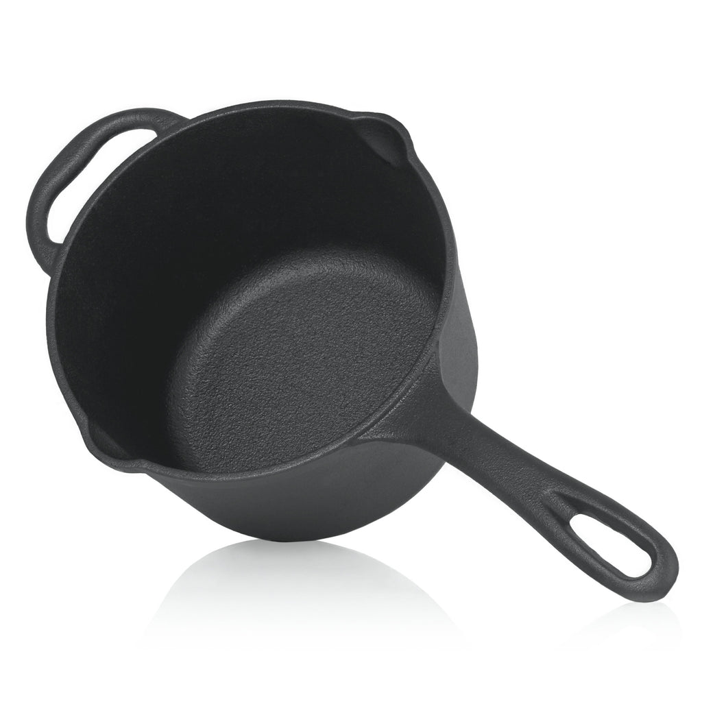 Casserole en fonte, 2 litres, avec couvercle