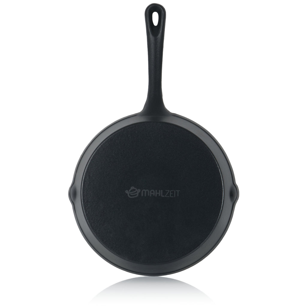 Frying pan, Ø 24 cm, cast iron, enamelled, with two spouts