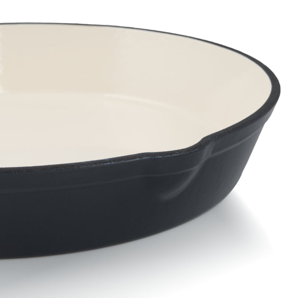 Batterie de cuisine, 3 pièces, en fonte émaillée