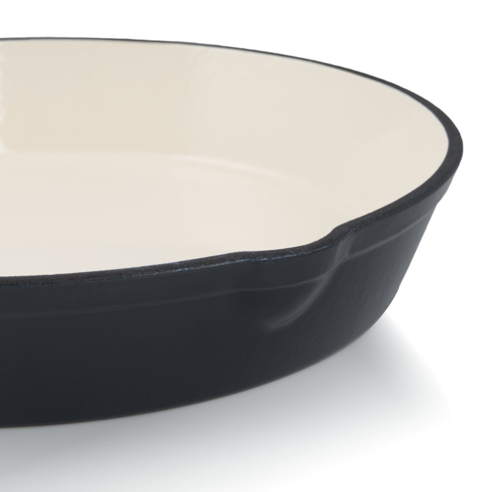 Batterie de cuisine, 3 pièces, en fonte émaillée