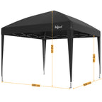 Pavillon pliable de 3 x 3 m, avec sac de transport.
