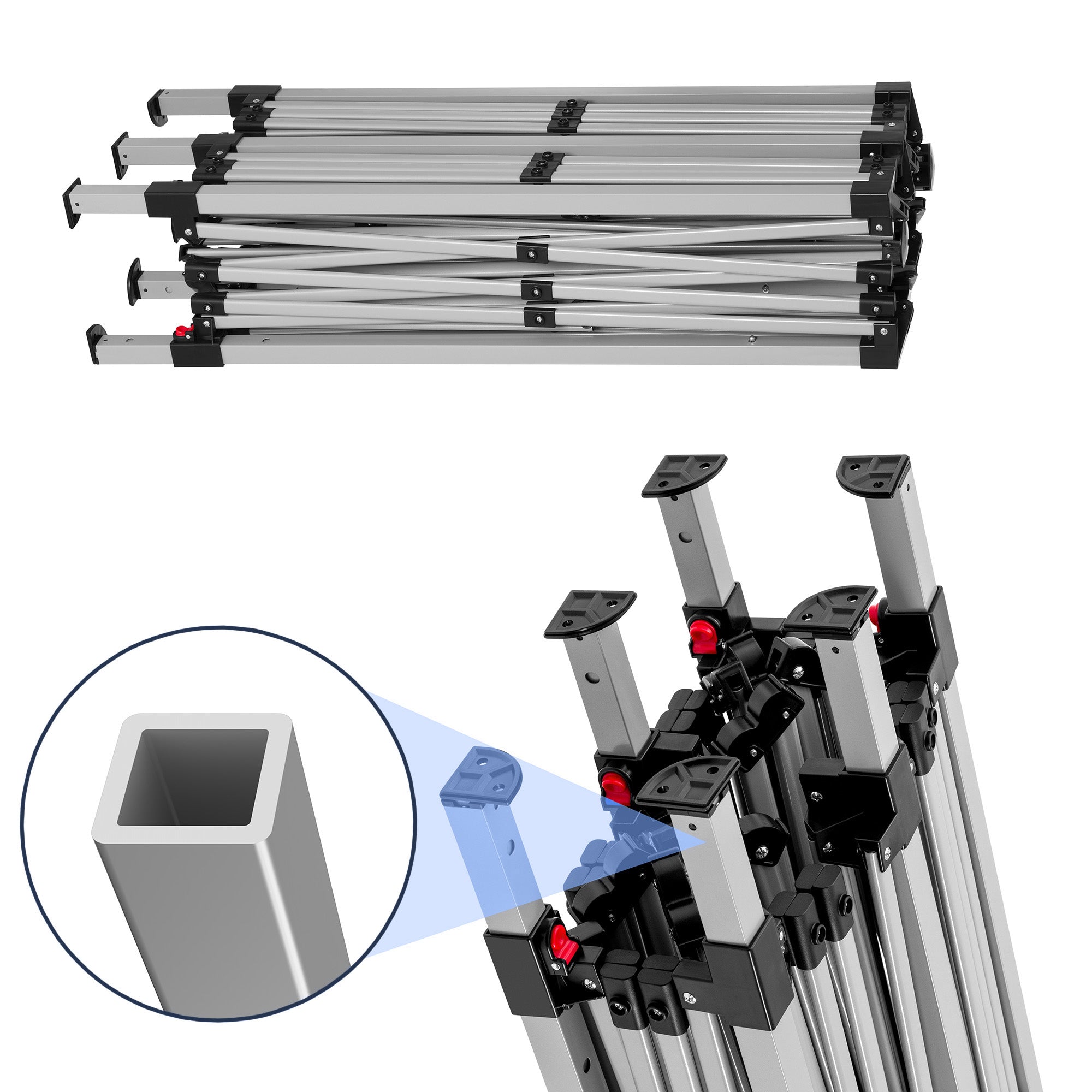 Pavilion, 3 x 3 m, foldable, including bag