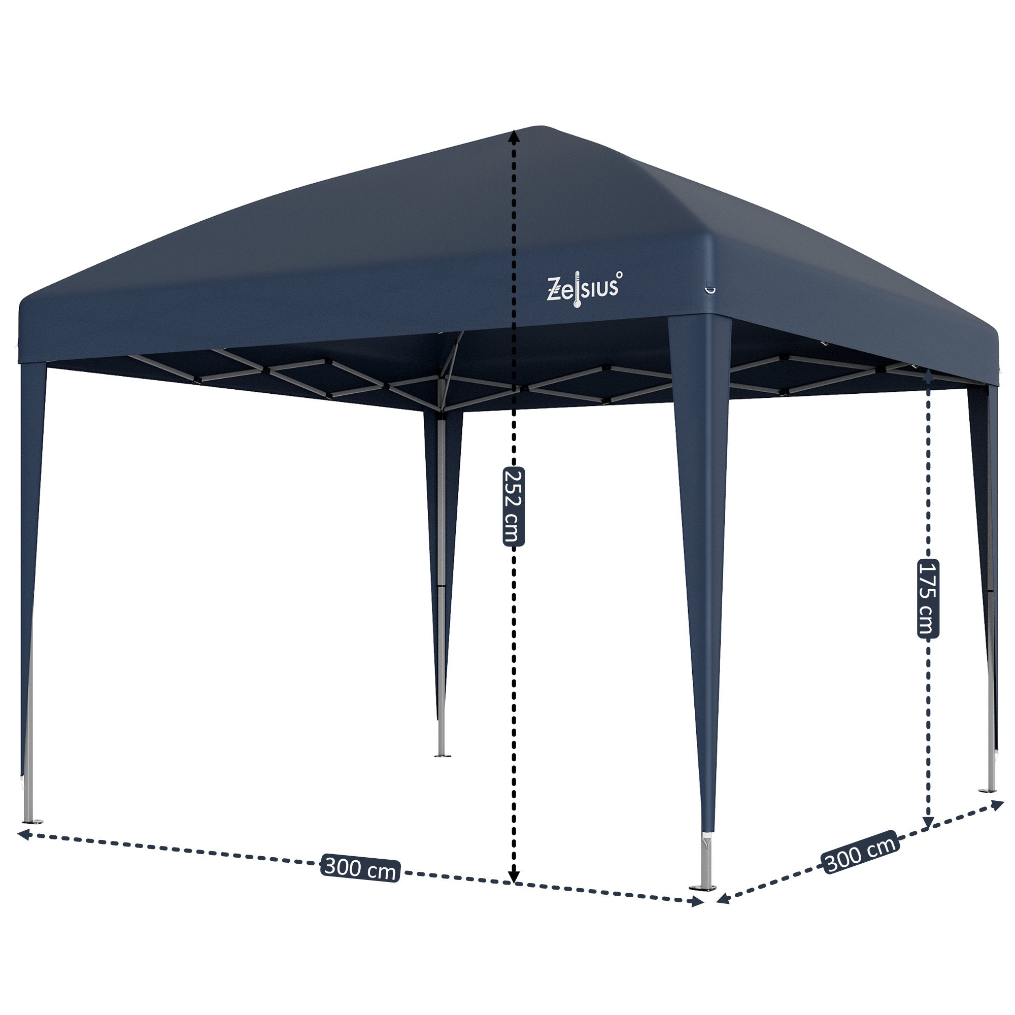 Pavilion, 3 x 3 m, foldable, including bag