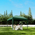 Pavillon avec parois latérales, 3 x 3 m, pliable, sac inclus.