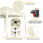 Pavillon, 3 x 6 m, faltbar, inkl. Tasche