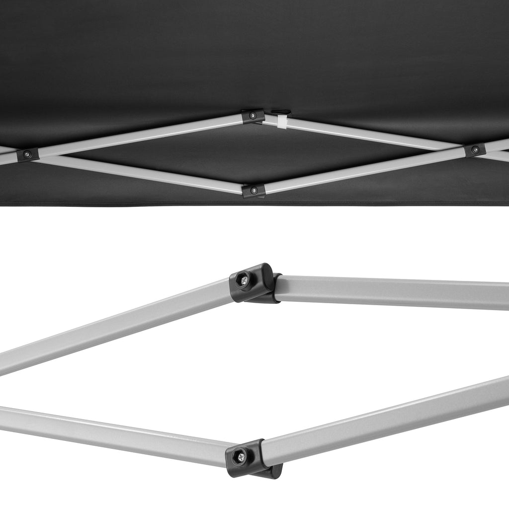 Pavilion with side walls, 3 x 6 m, foldable, including bag.