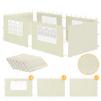 Pavillon avec parois latérales, 3 x 6 m, pliable, sac inclus.