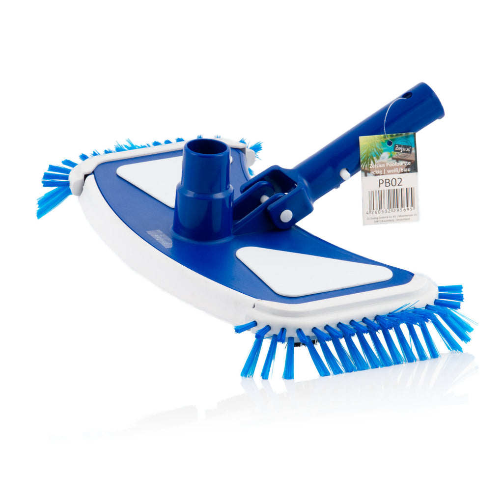 Pool brush, including side brushes, for Ø 32 / 38 mm hose