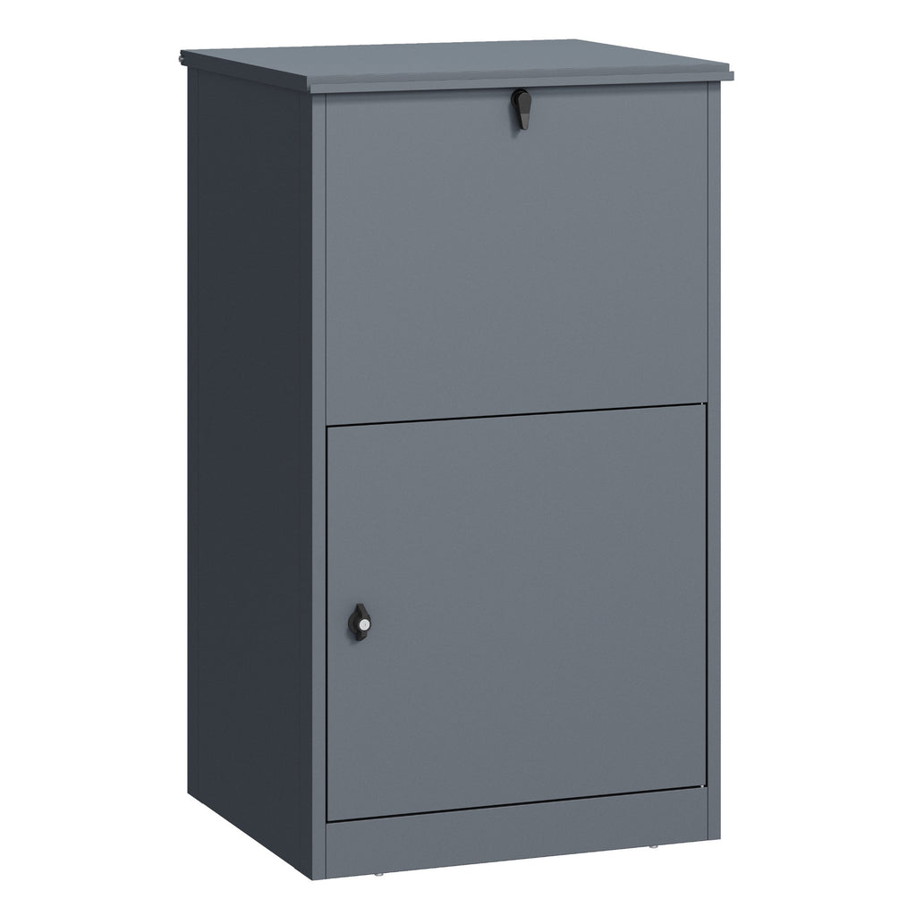 Paketbox, RAL 7016 Anthrazit, pulverbeschichteter Stahl