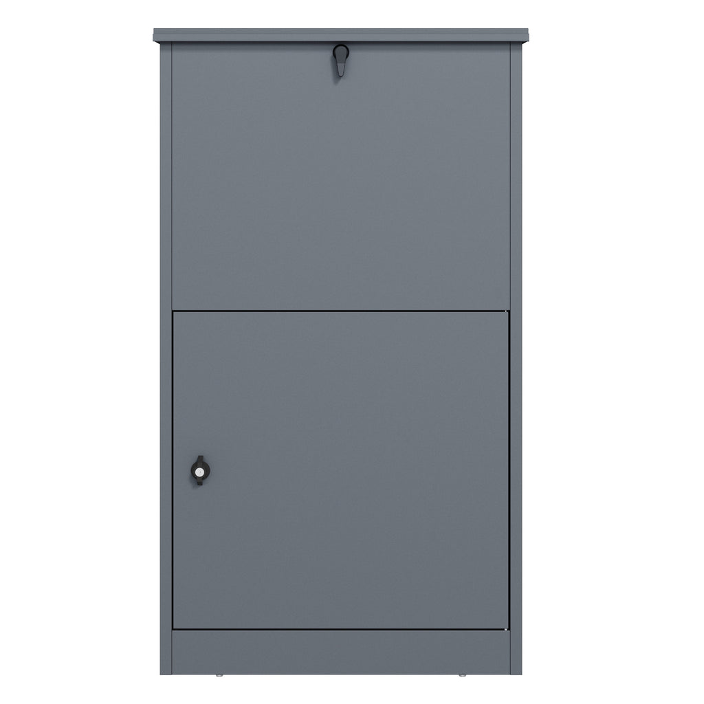 Paketbox, RAL 7016 Anthrazit, pulverbeschichteter Stahl