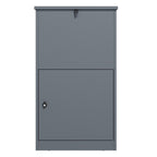 Paketbox, RAL 7016 Anthrazit, pulverbeschichteter Stahl