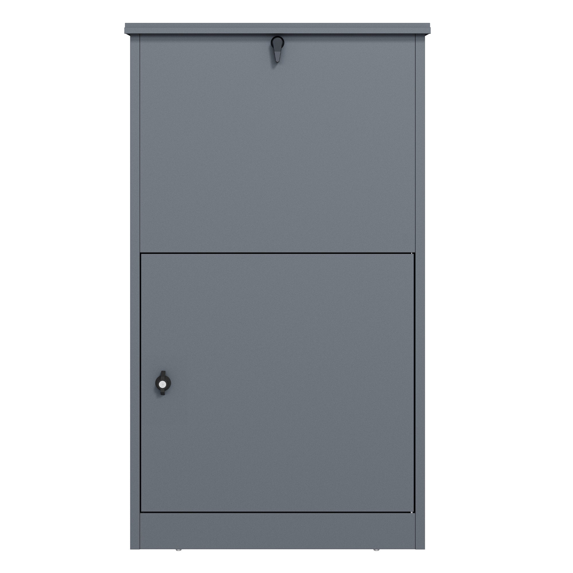 Paketbox, RAL 7016 Anthrazit, pulverbeschichteter Stahl