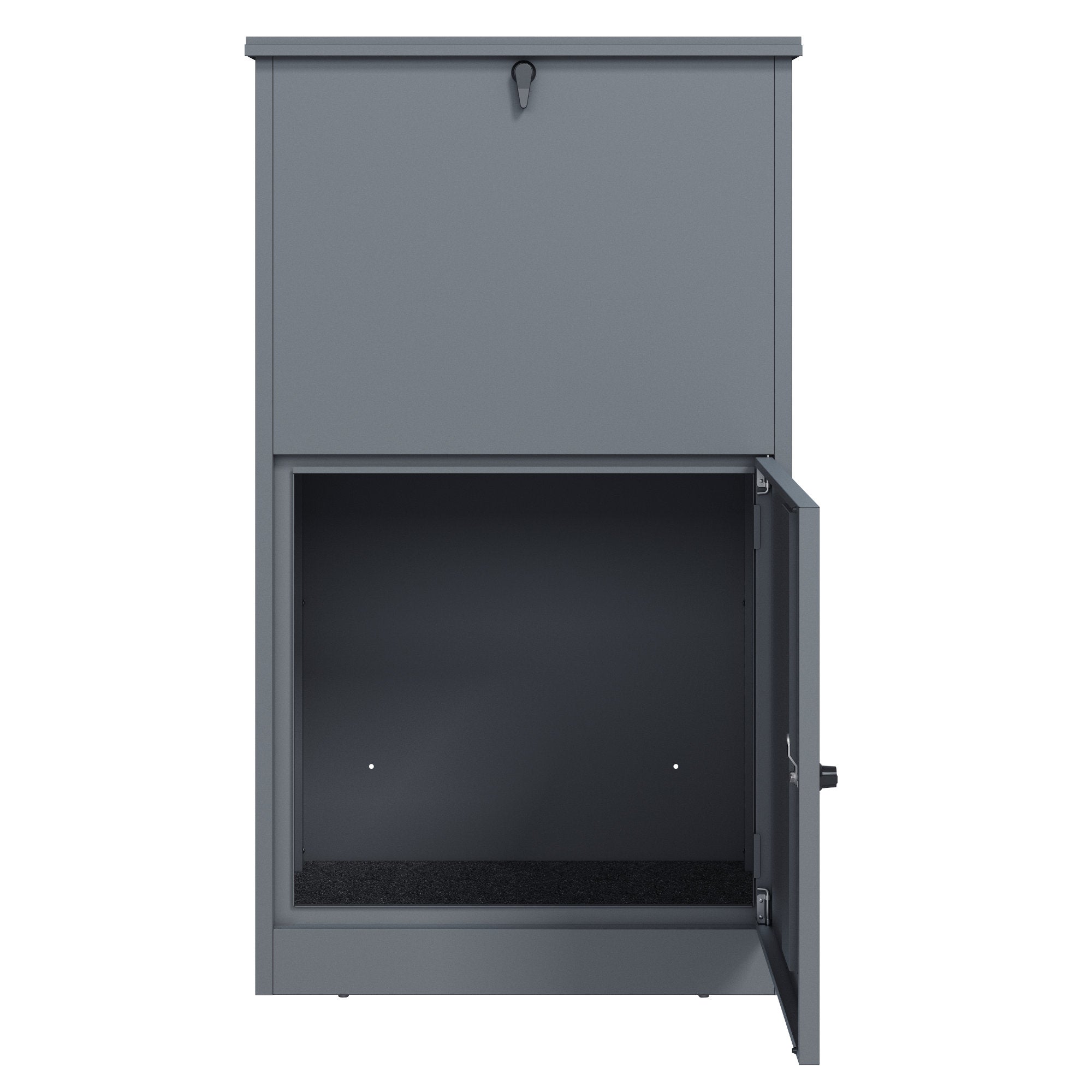 Paketbox, RAL 7016 Anthrazit, pulverbeschichteter Stahl