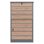 Paketbox, RAL 7016 Anthrazit, pulverbeschichteter Stahl