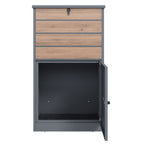 Paketbox, RAL 7016 Anthrazit, pulverbeschichteter Stahl