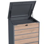 Paketbox, RAL 7016 Anthrazit, pulverbeschichteter Stahl