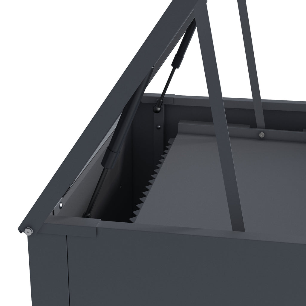 Paketbox, RAL 7016 Anthrazit, pulverbeschichteter Stahl