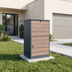 Paketbox, RAL 7016 Anthrazit, pulverbeschichteter Stahl