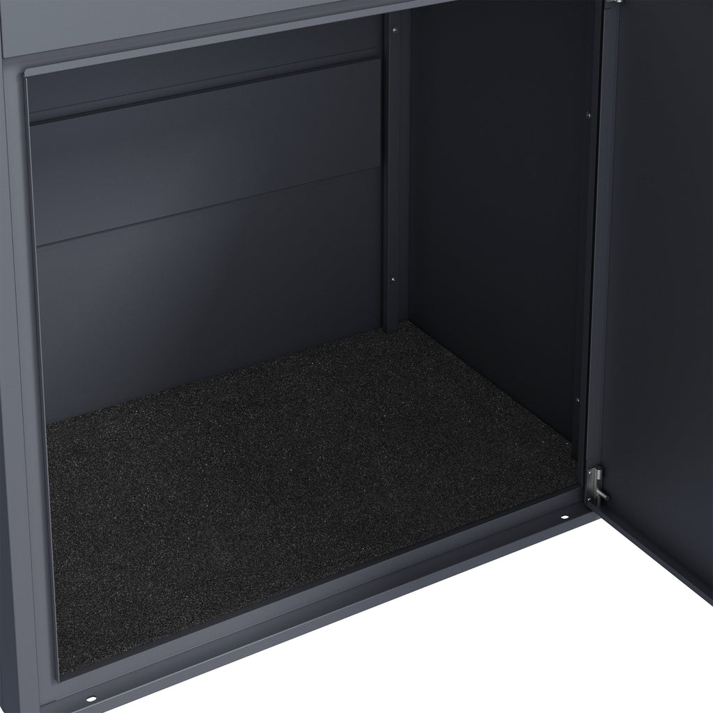 Paketbox, RAL 7016 Anthrazit, pulverbeschichteter Stahl