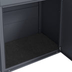 Paketbox, RAL 7016 Anthrazit, pulverbeschichteter Stahl