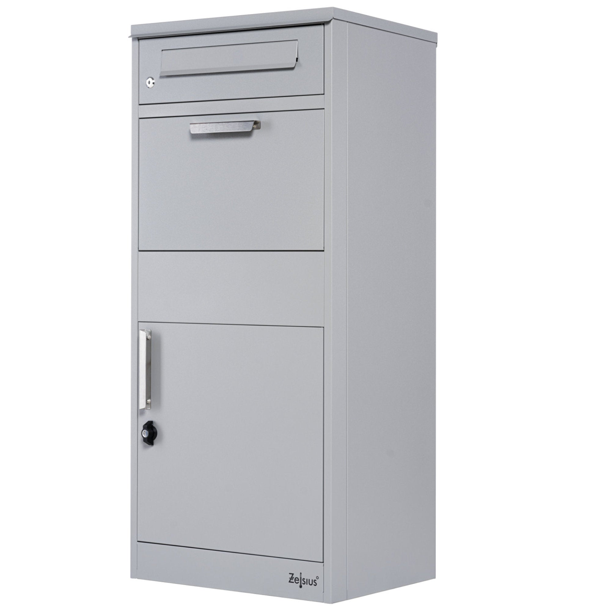 Parcel mailbox, powder-coated steel, RAL7016 anthracite