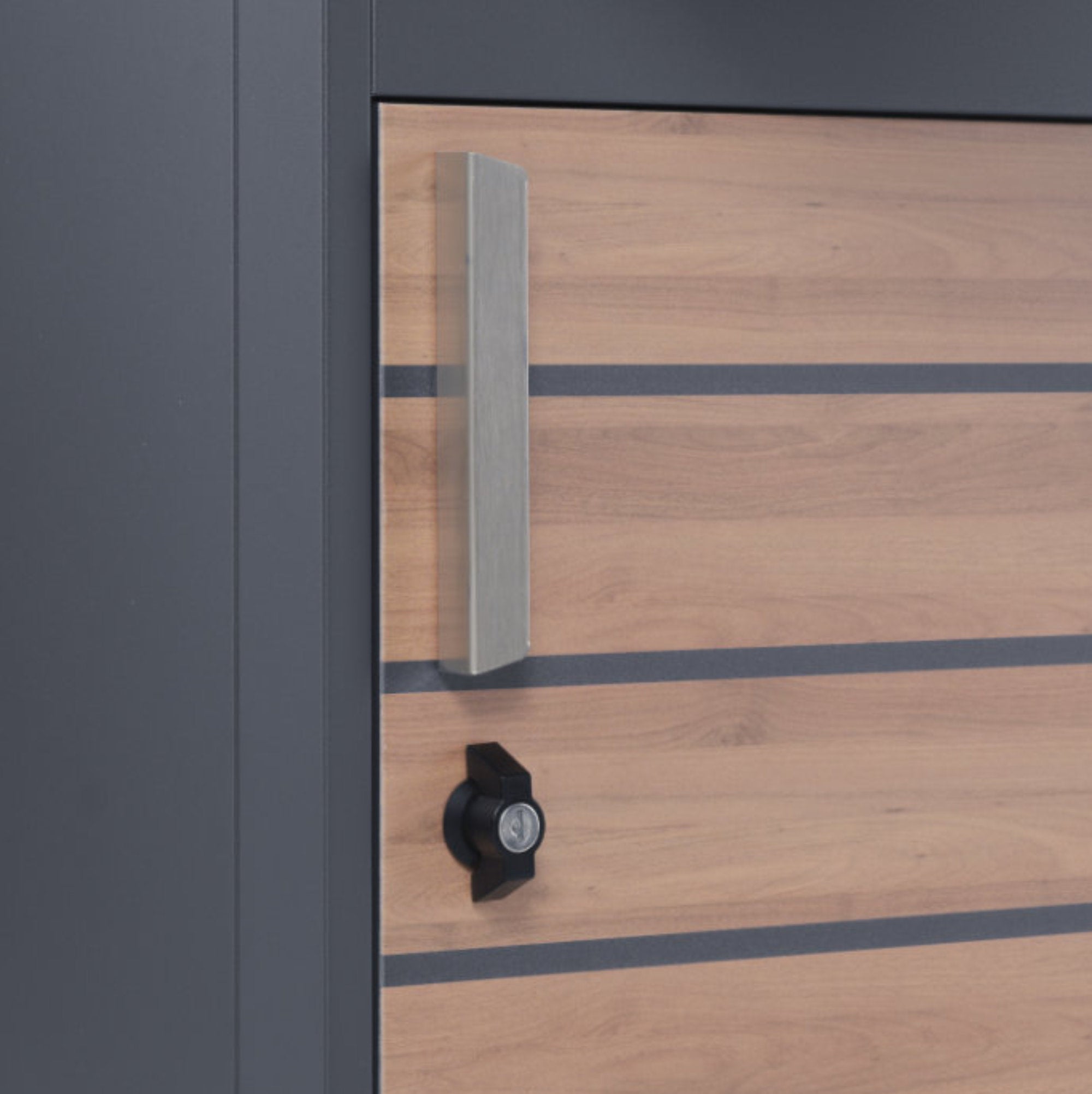 Boîte aux lettres pour colis, acier thermolaqué, anthracite RAL7016