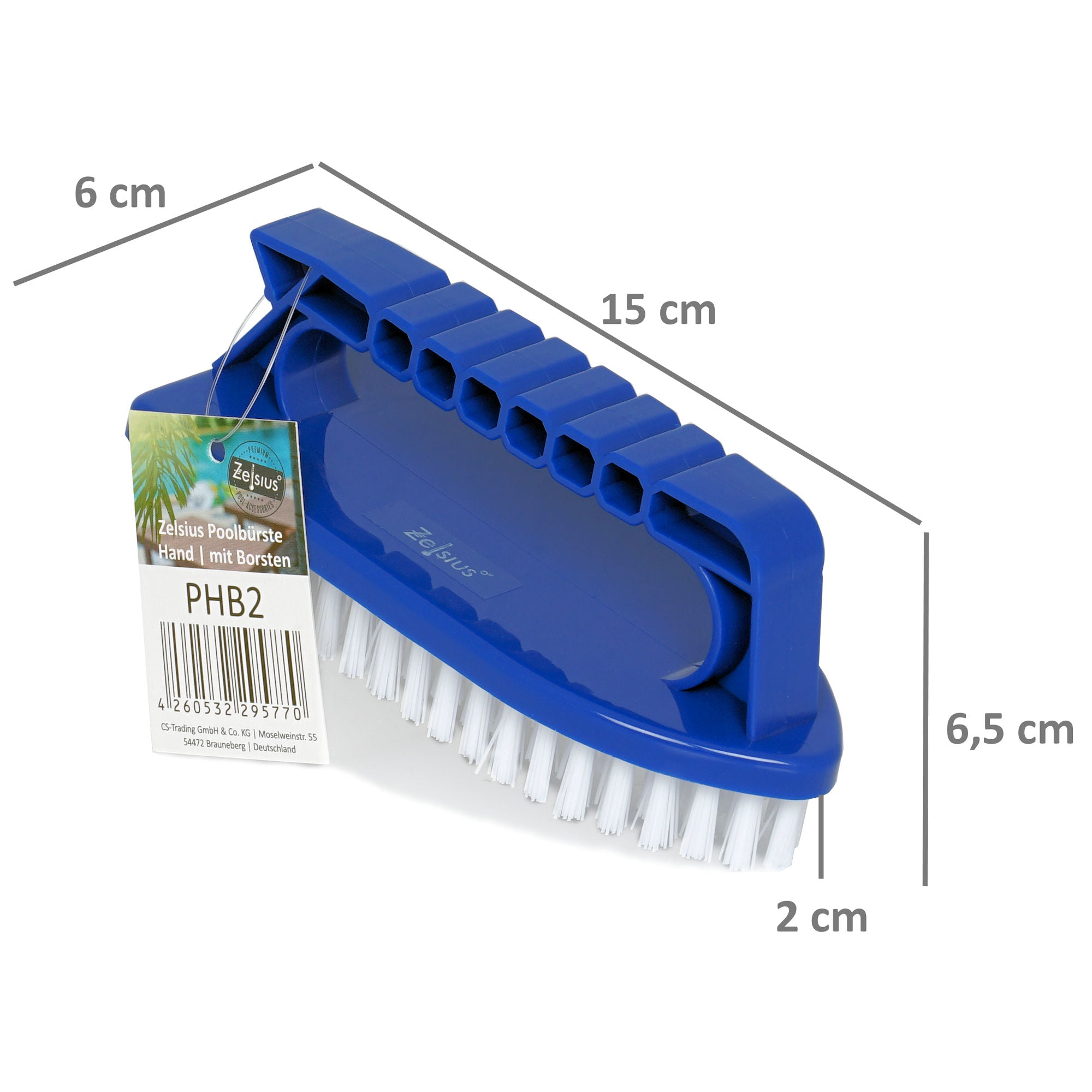 ensemble éponge et brosse de piscine