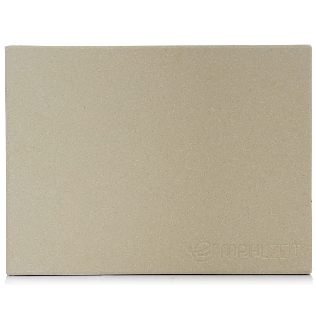 Ensemble à pizza 3 pièces, pierre à pizza 40 x 30 cm, pelle et couteau inclus