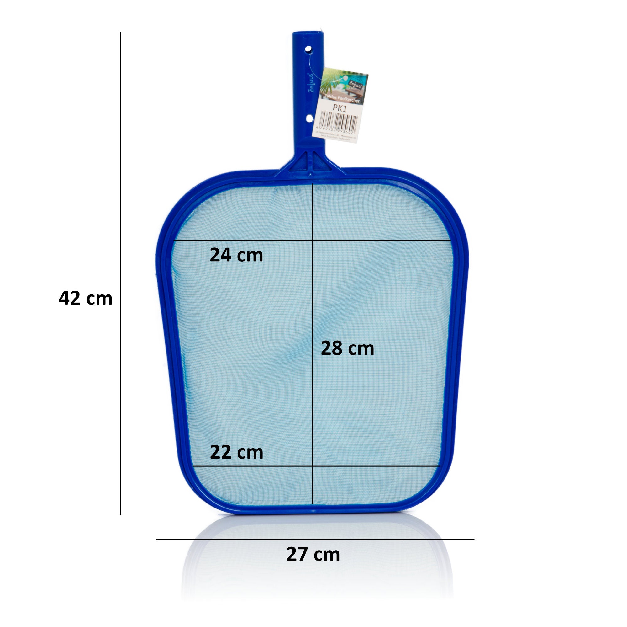 Kit de nettoyage de piscine 7 pièces, comprenant brosses, thermomètre et épuisette