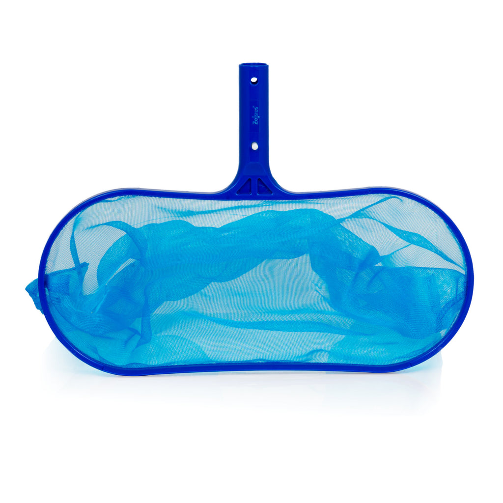 Épuisette de piscine, maille fine, avec insert en filet