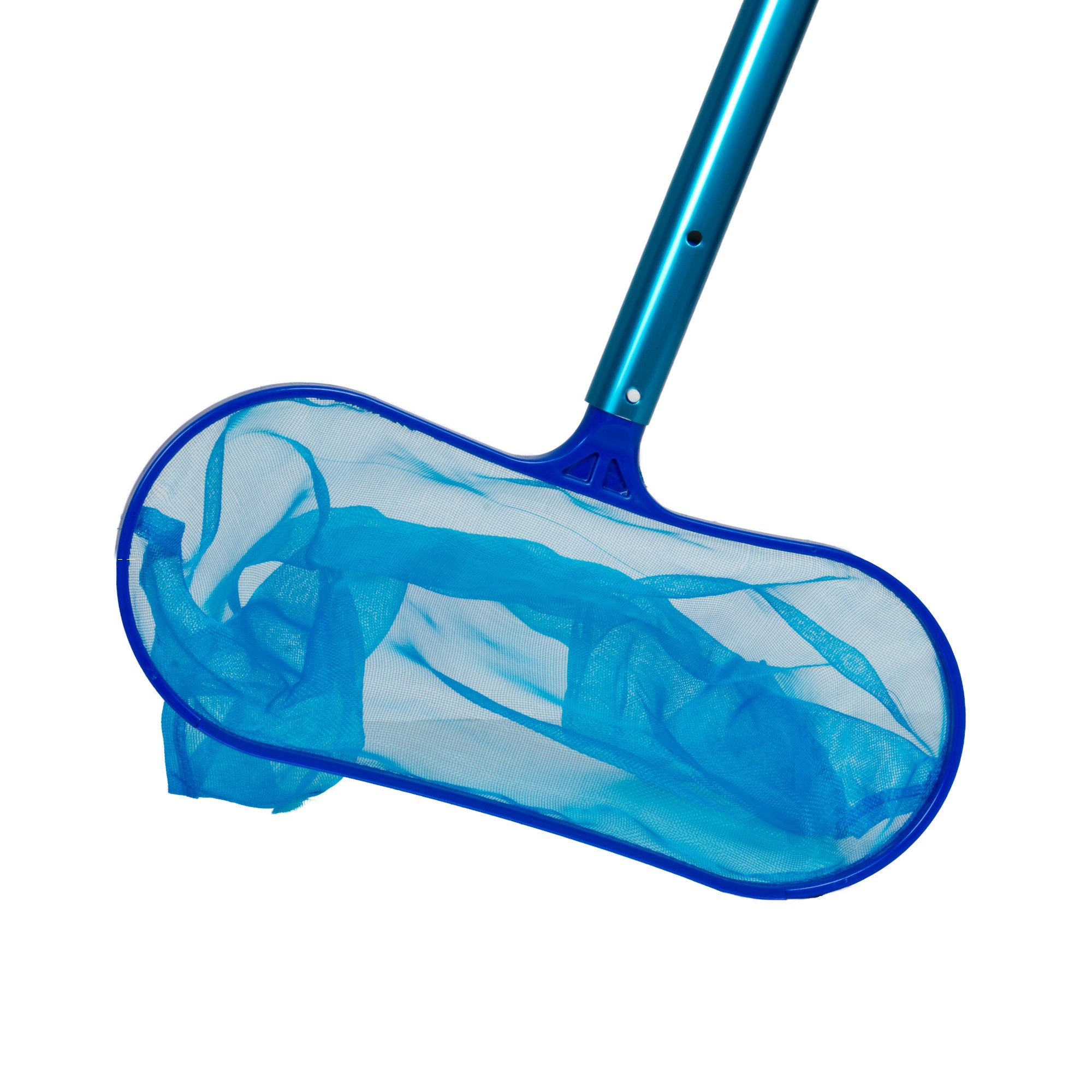 Épuisette de piscine, maille fine, avec insert en filet