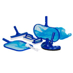Kit de nettoyage de piscine 7 pièces, comprenant brosses, thermomètre et épuisette