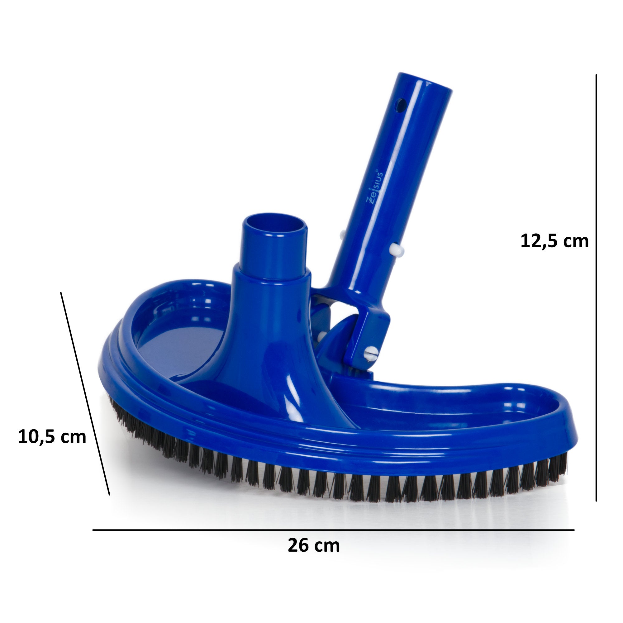 Kit de nettoyage de piscine 7 pièces, comprenant brosses, thermomètre et épuisette
