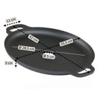 Plancha, Ø 34,5 cm, en fonte
