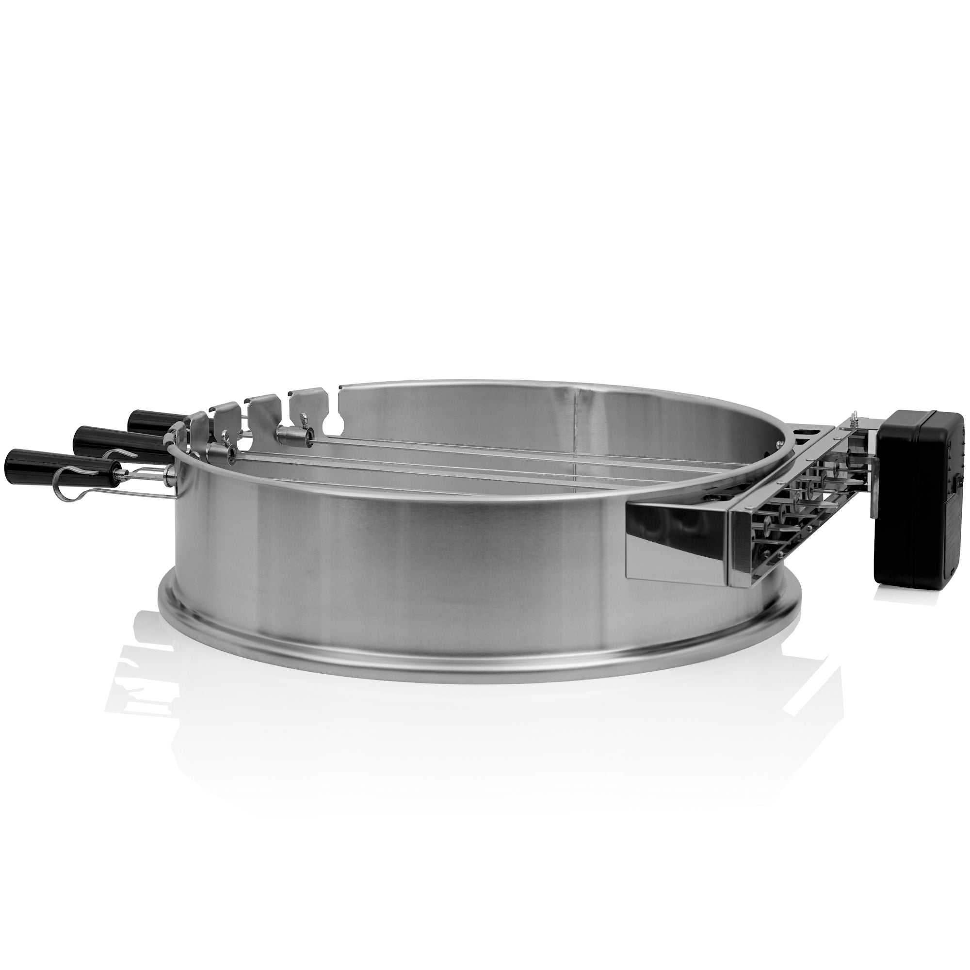 Ensemble de brochettes pour barbecue, pour barbecue à charbon de Ø 57 cm, 7 brochettes en acier inoxydable